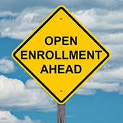 Open Enrollment Yield Sign