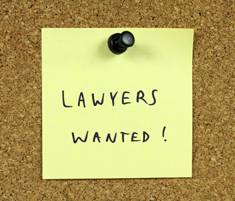 Lawyers wanted sign