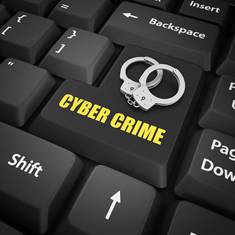 cyber crime keyboard