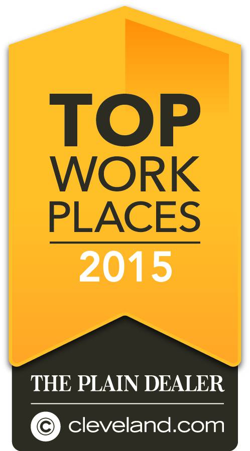 Top Workplaces 2015 banner from The Plain Dealer / Cleveland.com